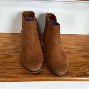 Cat & Jack Tan Suede Ankle Boots
